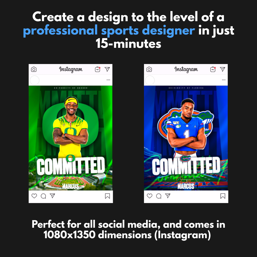 Create Your Own Professional Committed Graphic - Photoshop Template With Video Tutorial