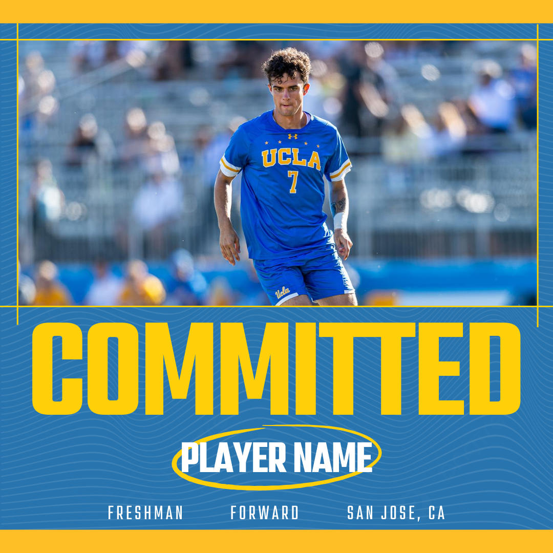 Committed Template - Canva Social Media Sports Graphic