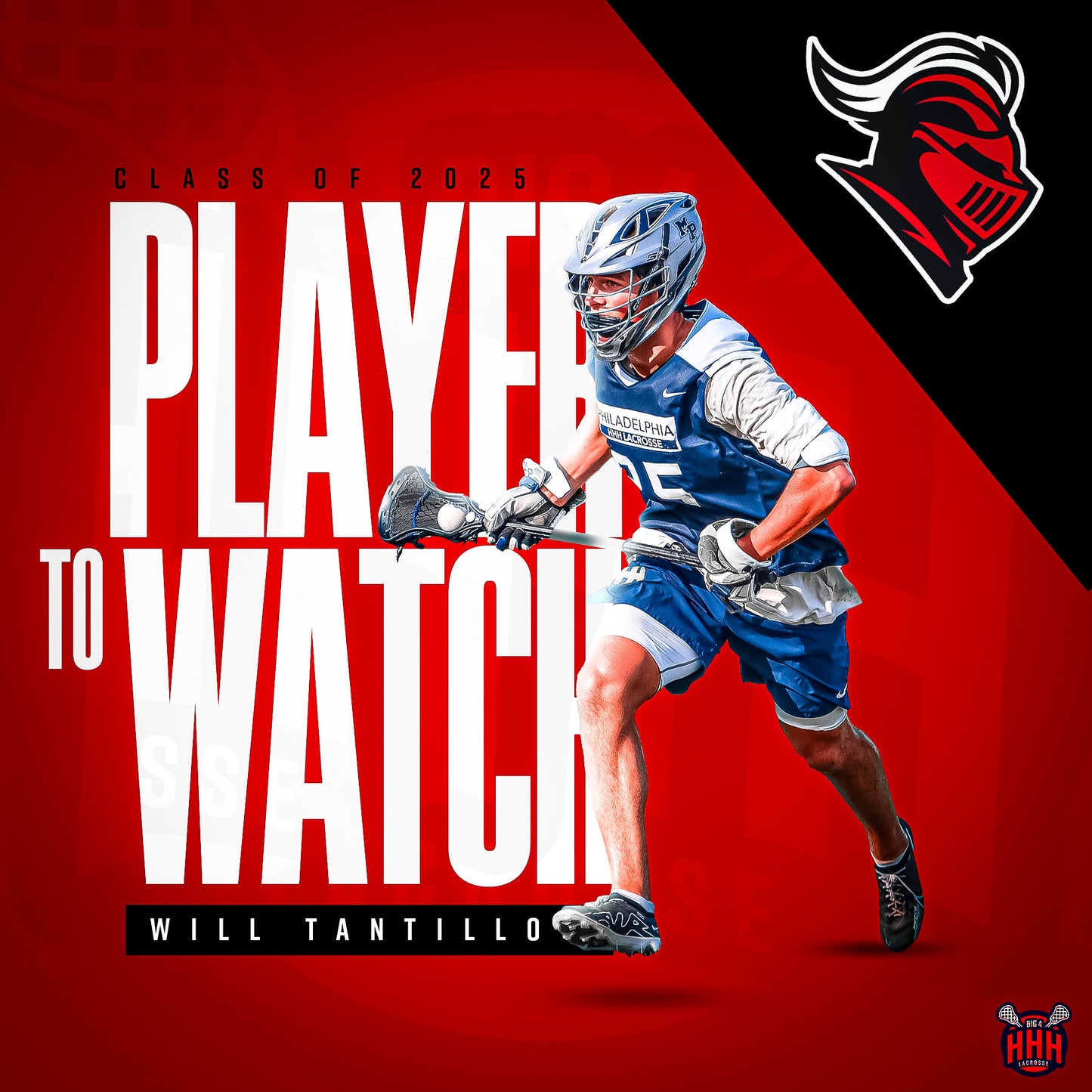 Pro-Level Photoshop Sports Social Media Templates - Committed, Tryouts, Tournament, Player Spotlight, Annoucement Poster (Red)
