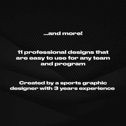 Sports Team Canva Instagram Templates - 11 Graphics - Gameday/Matchday - Football, Soccer, Lacrosse, Basketball - High School College Teams