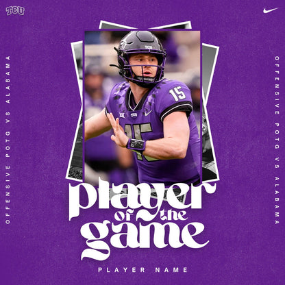 Sports Team Canva Instagram Templates - 11 Graphics - Gameday/Matchday - Football, Soccer, Lacrosse, Basketball - High School College Teams