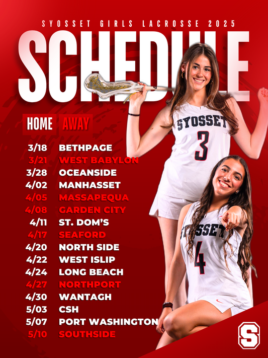 Portrait Schedule Template - Canva Social Media Sports Graphic
