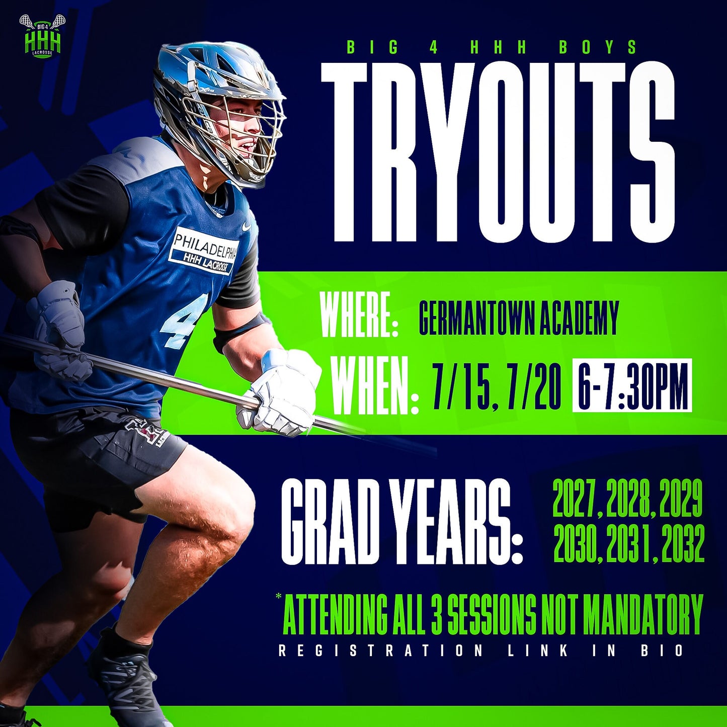 Pro-Level Photoshop Sports Social Media Templates - Committed, Tryouts, Tournament, Player Spotlight, Annoucement Poster
