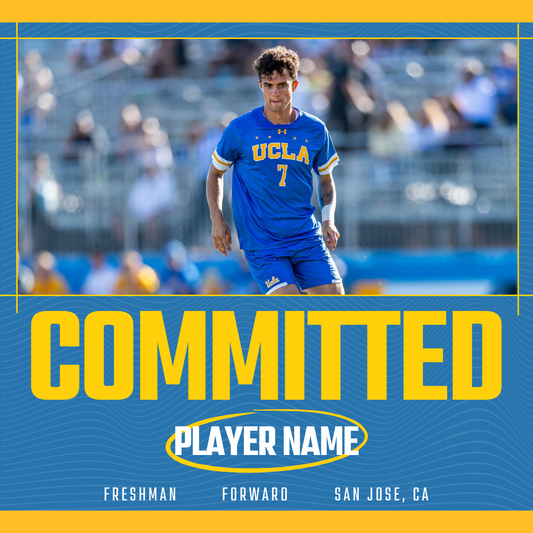 Committed Template - Canva Social Media Sports Graphic