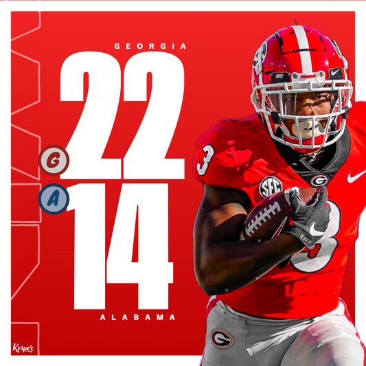 Final Score Template - Canva Social Media Sports Graphic