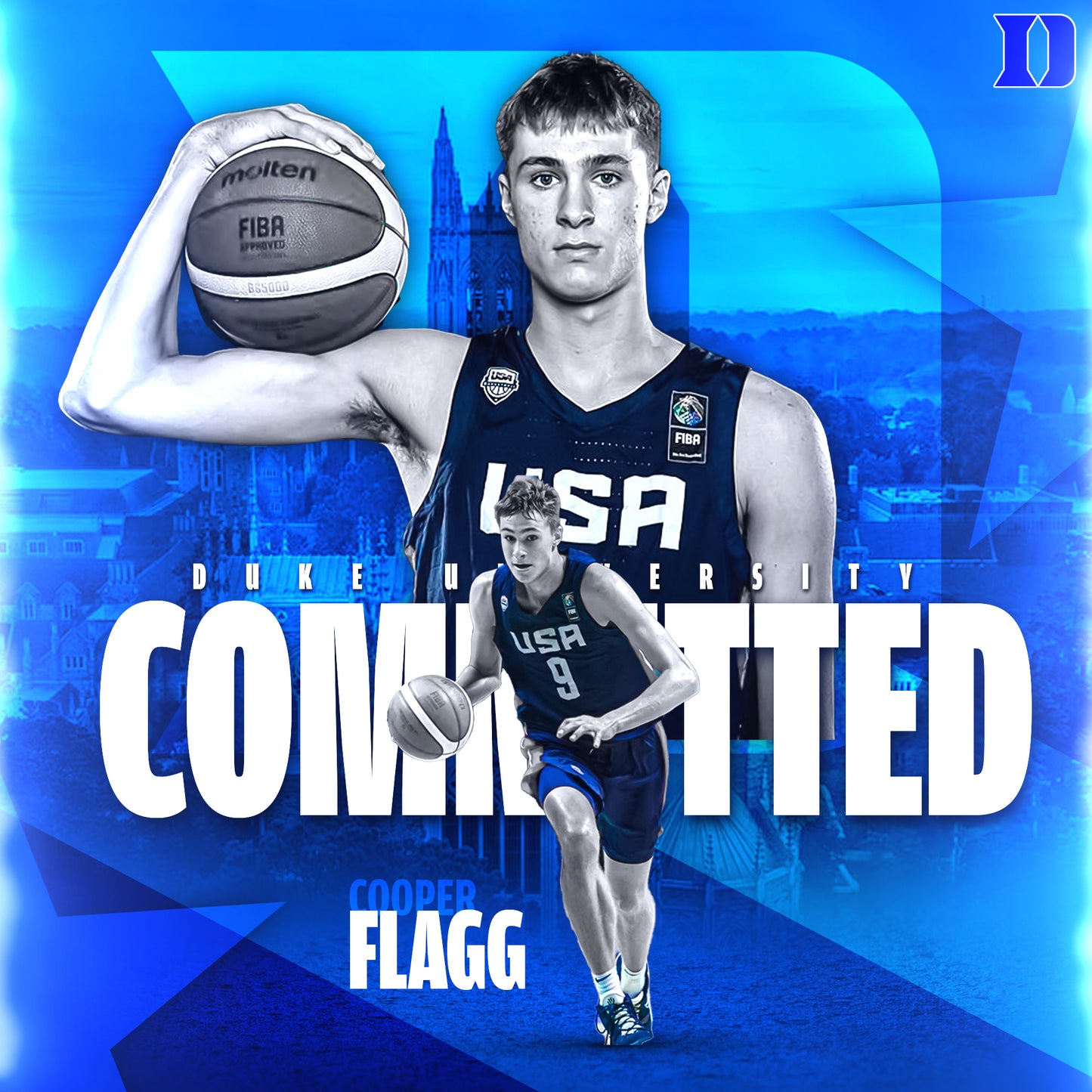 "Duke" Committed Photoshop Graphic - Beginner