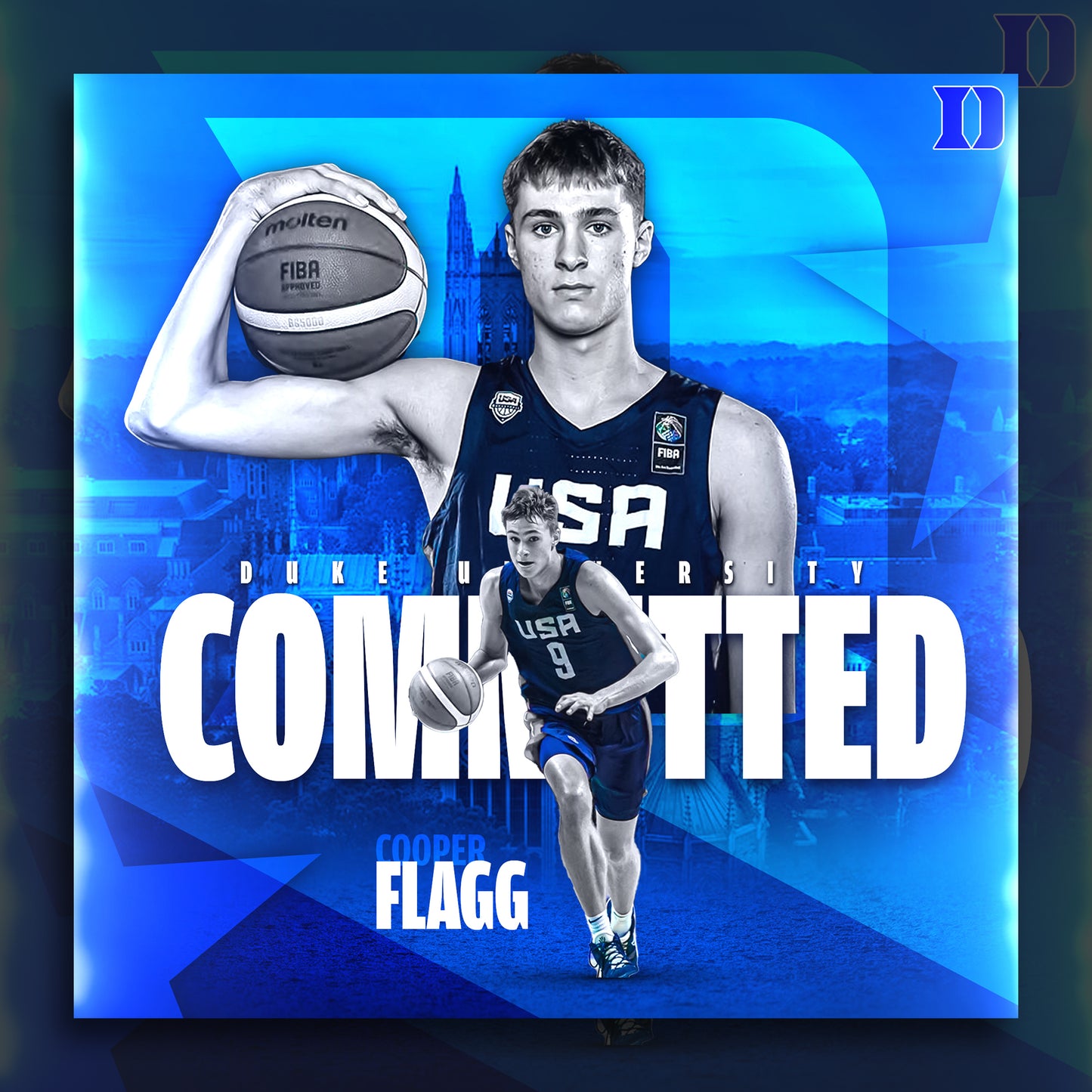 "Duke" Committed Photoshop Graphic - Beginner